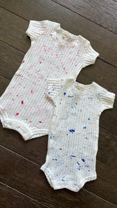 Summer must have splatter paint onesie