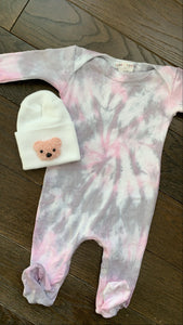 Tie Dye Baby Footies