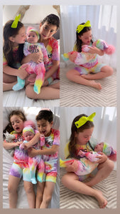 Personalized Tie Dye Ribbed Sets