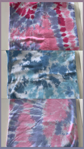 Super soft tie dye swaddles