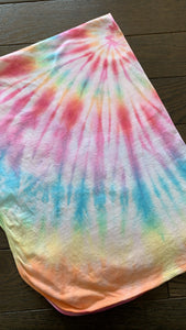 Personalized Tie Dye Swaddle