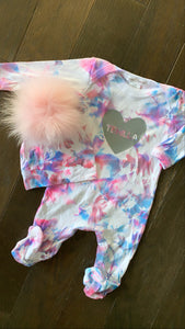 Tie Dye Baby Footies