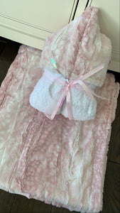 NEW baby/girls hooded towels