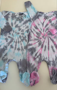 Tie Dye Baby Footies