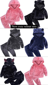 Velour sweat set