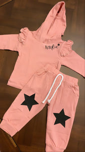 Baby-girls sweat set