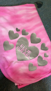 Personalized Tie Dye Swaddle