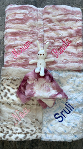 new marble minky blanket