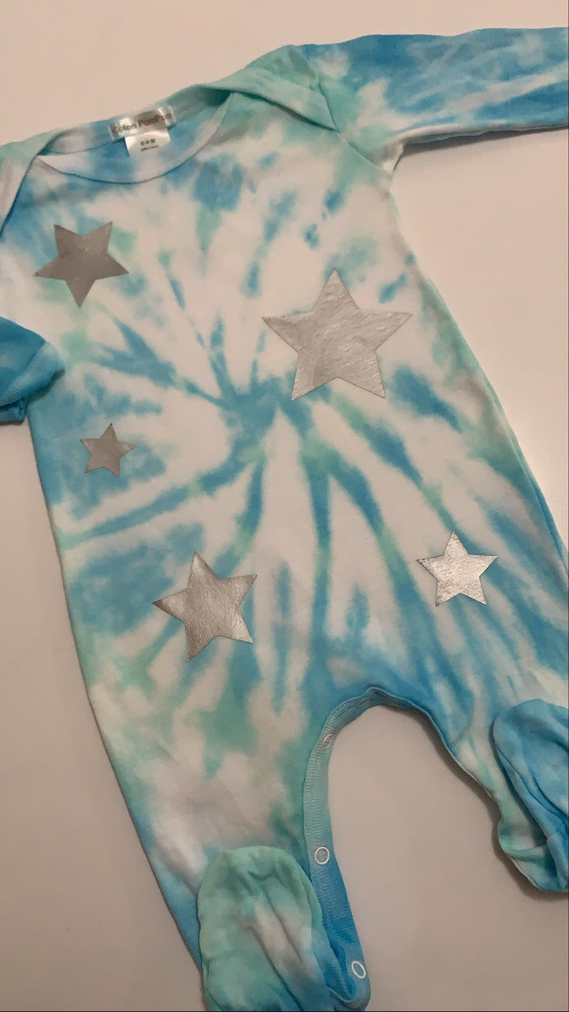 Tie Dye Baby Footies