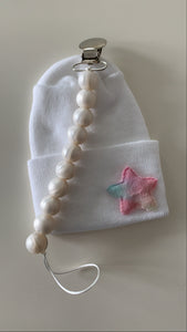 Velour ombre stars hospital hat