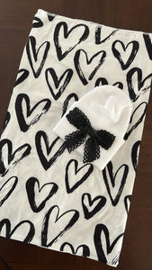 Hearts swaddle set