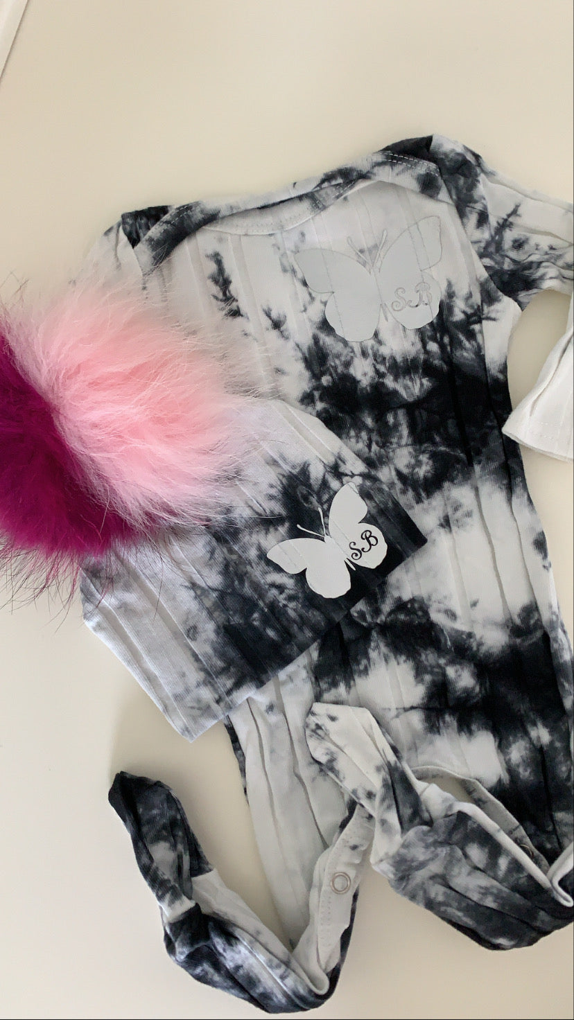 Tie Dye Baby Footies