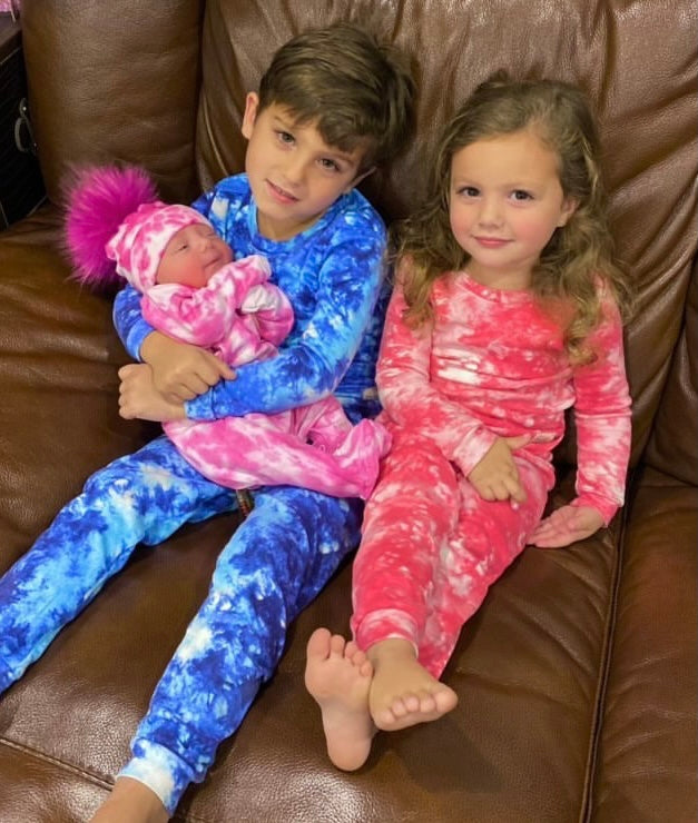 Tie Dye Baby Footies