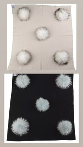 Cashmere Pom Pom Blankets