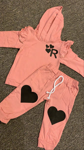 Baby-girls sweat set