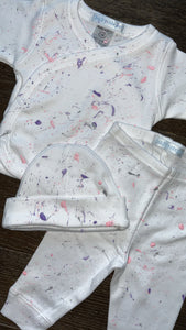 Custom splatter paint take home set