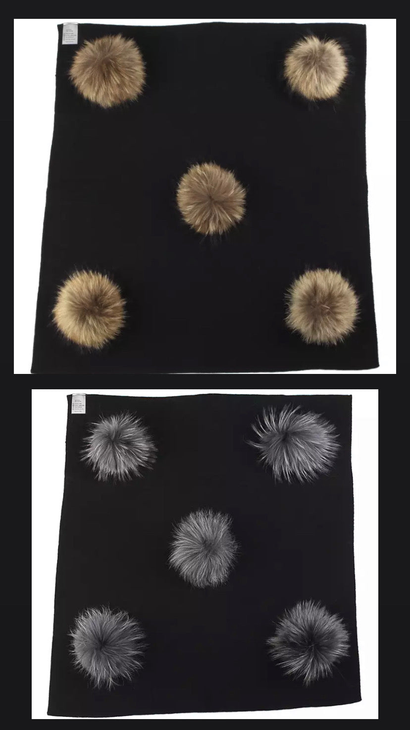 Cashmere Pom Pom Blankets