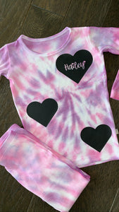 Personalized Tie Dye Ribbed Sets