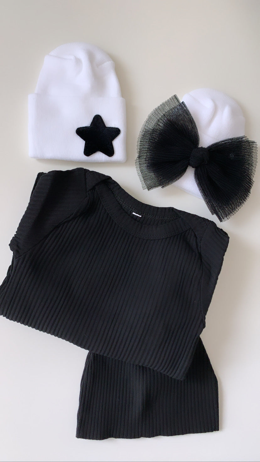 Tulle Bow Hospital Hat