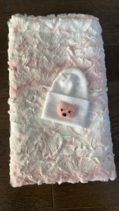 Blanket & Hospital hat set (girls)