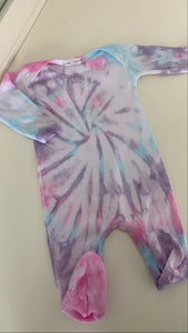 Tie Dye Baby Footies