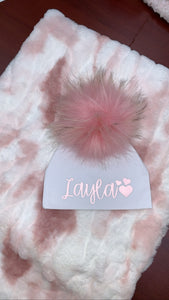 Personalized Pom Pom Hat