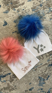 Personalized Pom Pom Hat