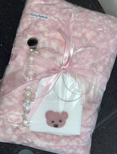 Pink spotted blanket