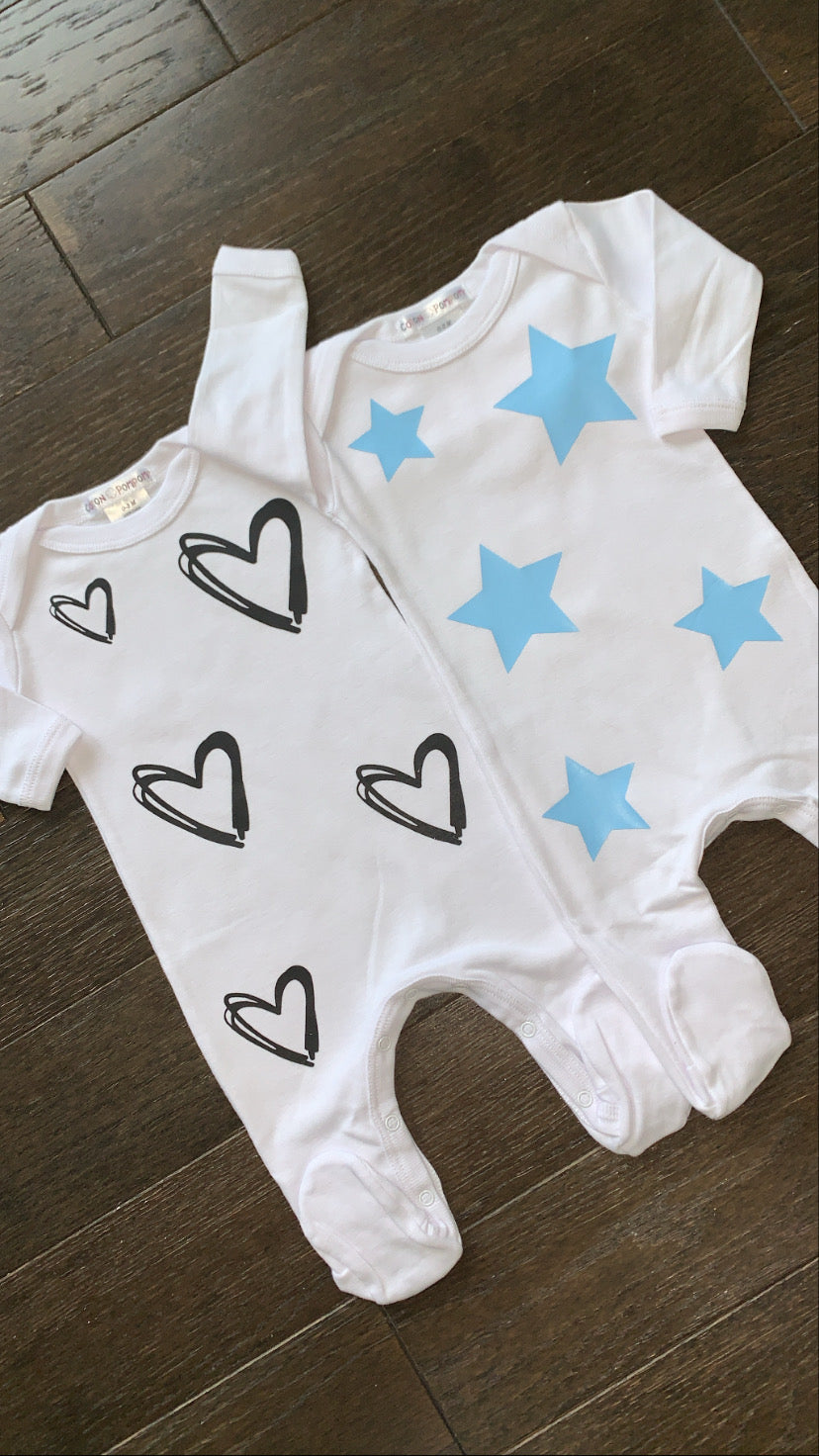 Tie Dye Baby Footies