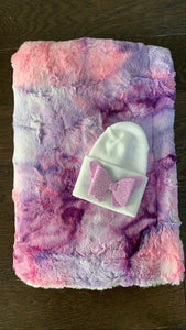 Blanket & Hospital hat set (girls)