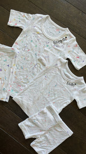 Personalized Tie Dye Ribbed Sets