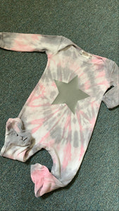 Tie Dye Baby Footies