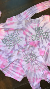 Personalized Tie Dye Ribbed Sets