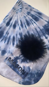 Personalized Tie Dye Swaddle Set