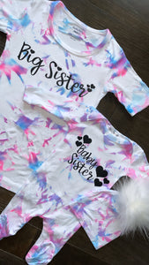 Personalized Tie Dye Ribbed Sets