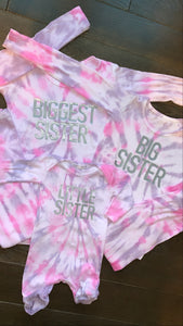 Personalized Tie Dye Ribbed Sets