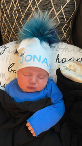 Personalized Pom Pom Hat