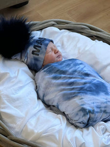 Personalized Tie Dye Swaddle