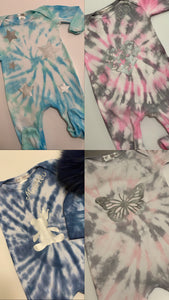 Tie Dye Baby Footies