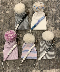 New Pom Pom hospital hat gift sets