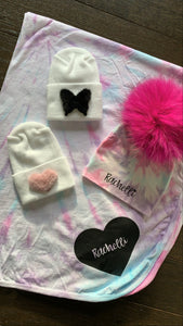 Personalized Pom Pom Hat