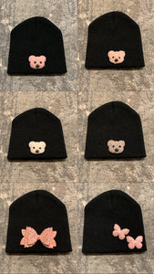 NEW patches beanies (teddy/stars/wings.butterfly)