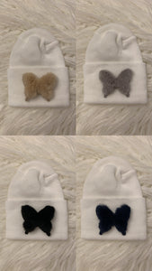 Furry butterfly hospital hat