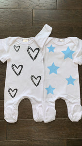 Hearts swaddle set