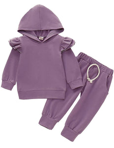 Baby-girls sweat set