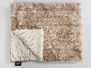 super soft taupe minky blanket