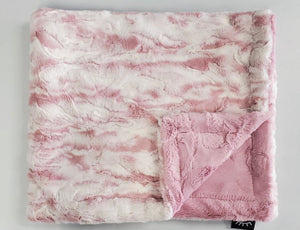 new marble minky blanket