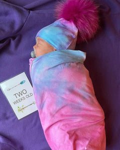 Tie Dye Swaddle Set