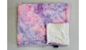 Cotton candy minky blanket