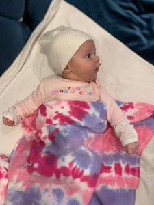 Super soft tie dye swaddles